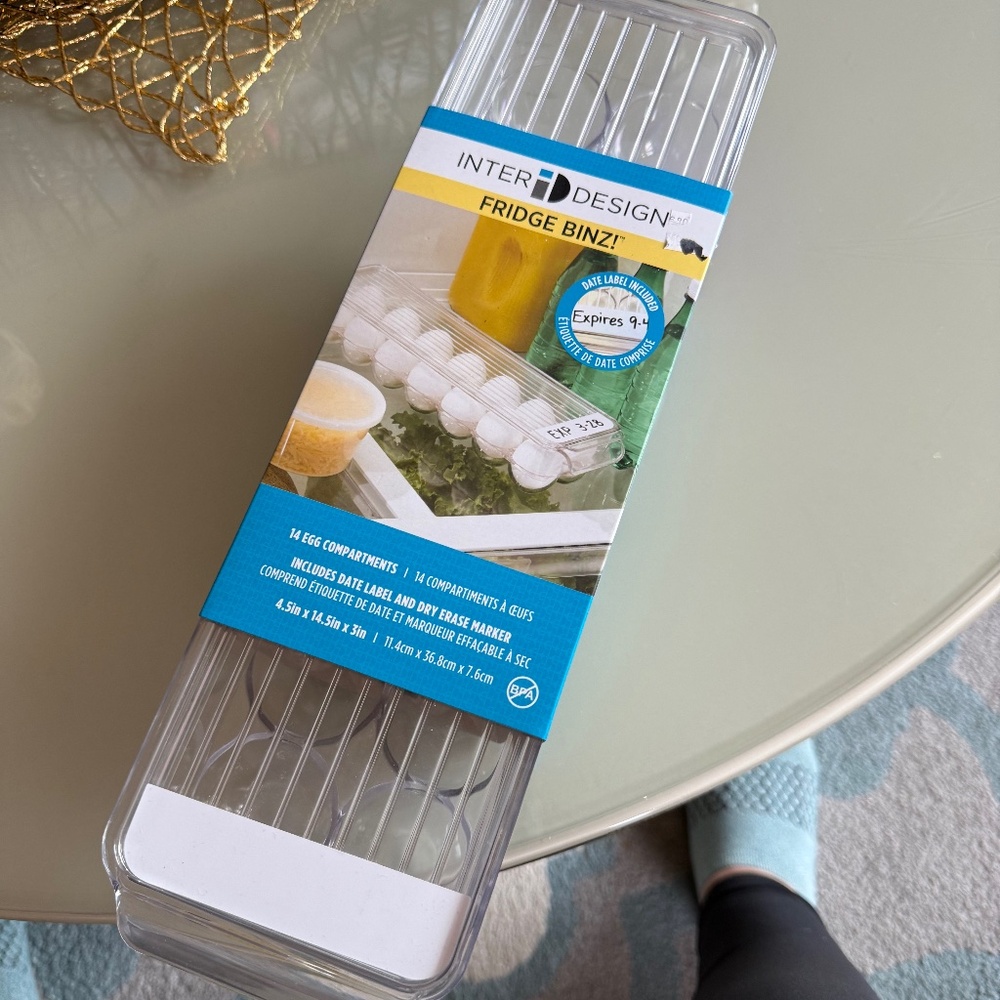The iDesign Fridge Bins Egg Holder